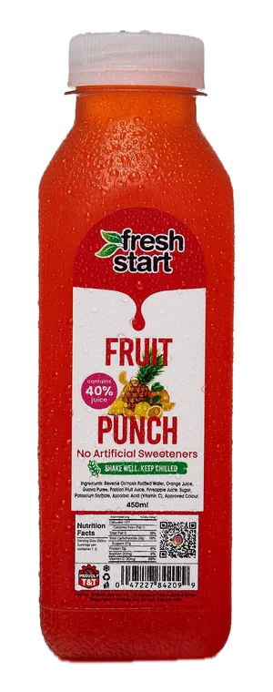 Fresh Start Fruit Punch bottle