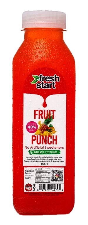 Fresh Start Fruit Punch bottle