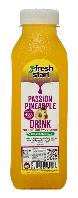 Fresh Start Passion Pineapple bottle