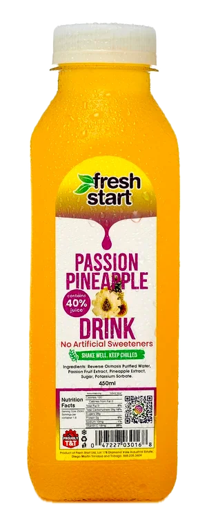 Fresh Start Passion Pineapple bottle